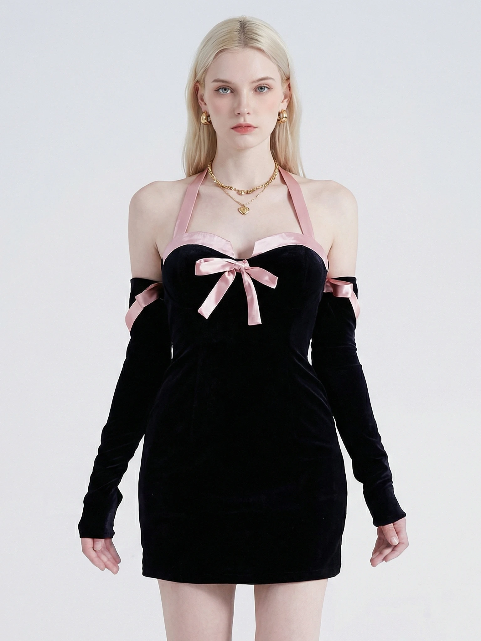 

First Date Original Bla Velvet Knot Hanging Ne Bodycon Cute Pure Desire Dr Bal Birthday Dr