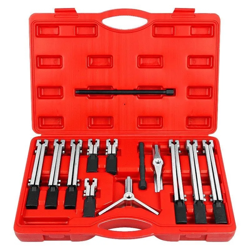 

Whole car series puller set Auto repair tool assembly 13-piece set Combination tool Double arm universal puller