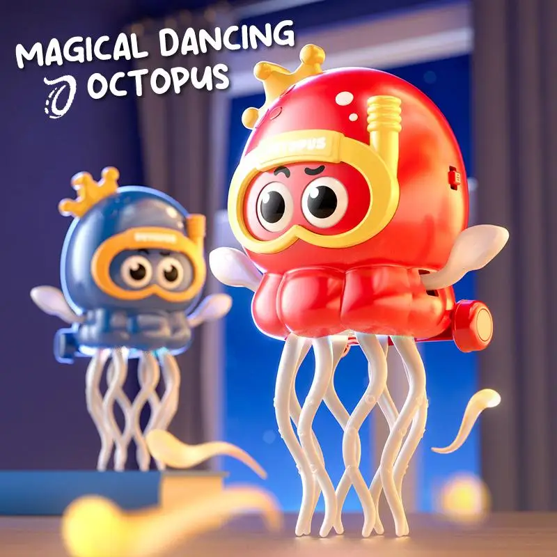 Electric Light Music Octopus Toy Interactive Dancing Squid for Kids Engaging & Fun Play