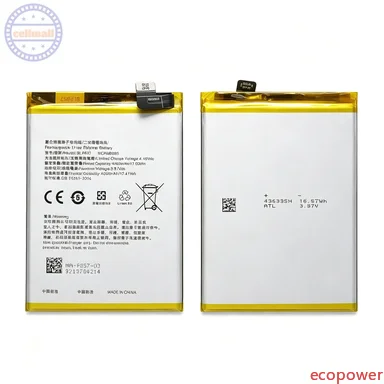 Battery BLP713 BLP757 BLP957 BLP875 For OnePlus OPPO Realme 7 10 6 Pro/Q3 C3 Pro Realme 9i 9 Pro X/Q3S/V23/GT Neo/Narzo 30 Pro