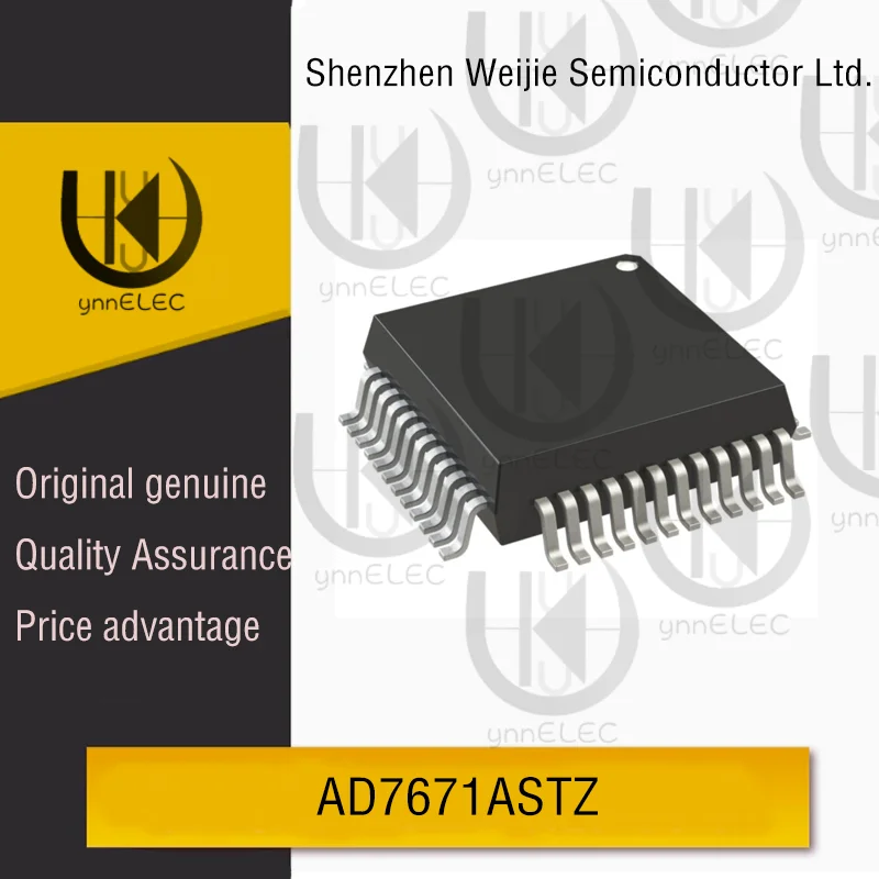 

Original AD7671ASTZ 16-bit SAR ADC | 90dB SNR | LQFP-48 (7x7)