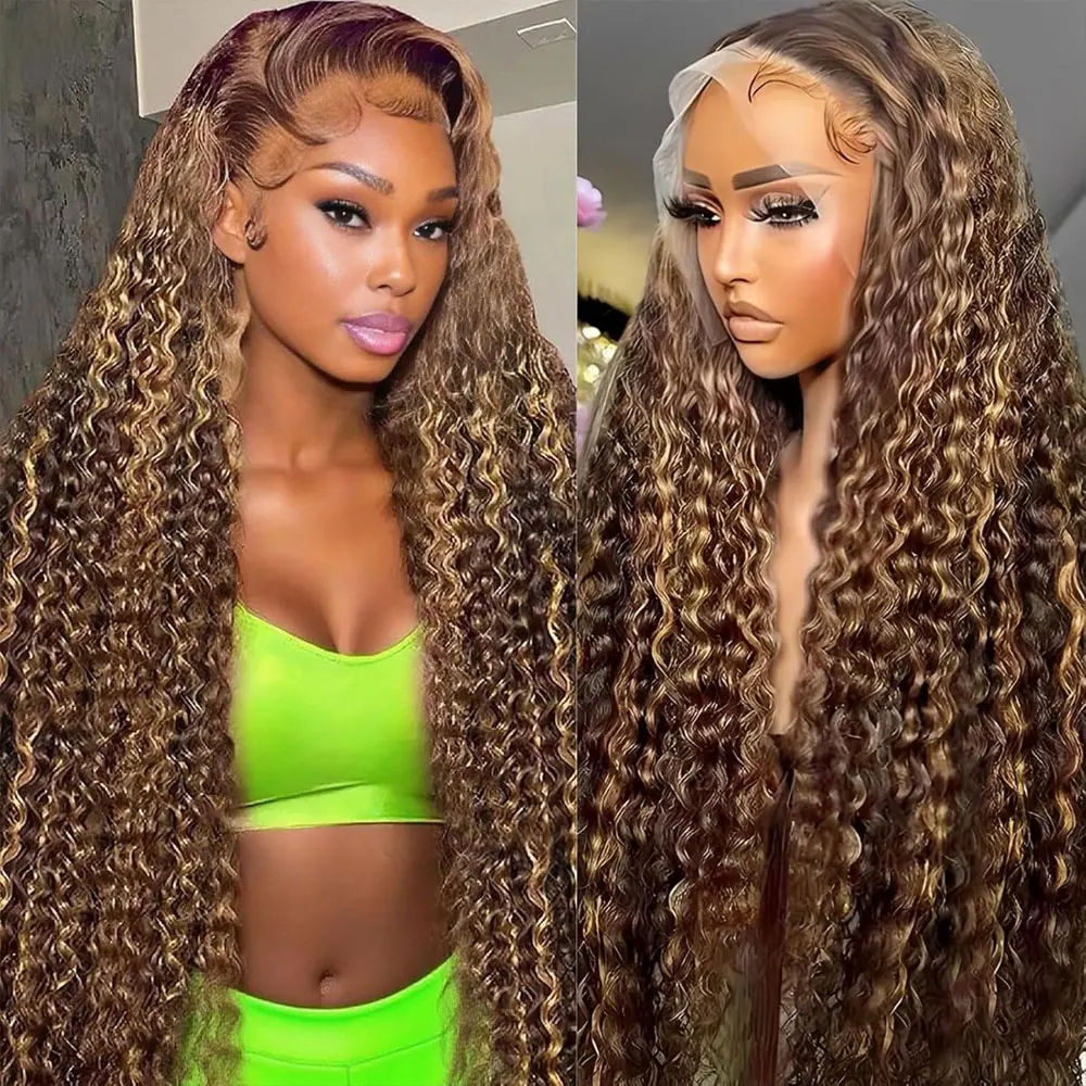 250% 13x4 HD Прозрачный глубокий