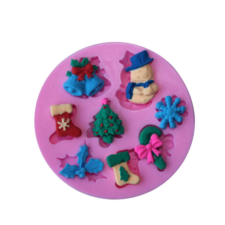 Snowflake Cake Mold, Fondant, Handmade Soap Decoration Mould C070
