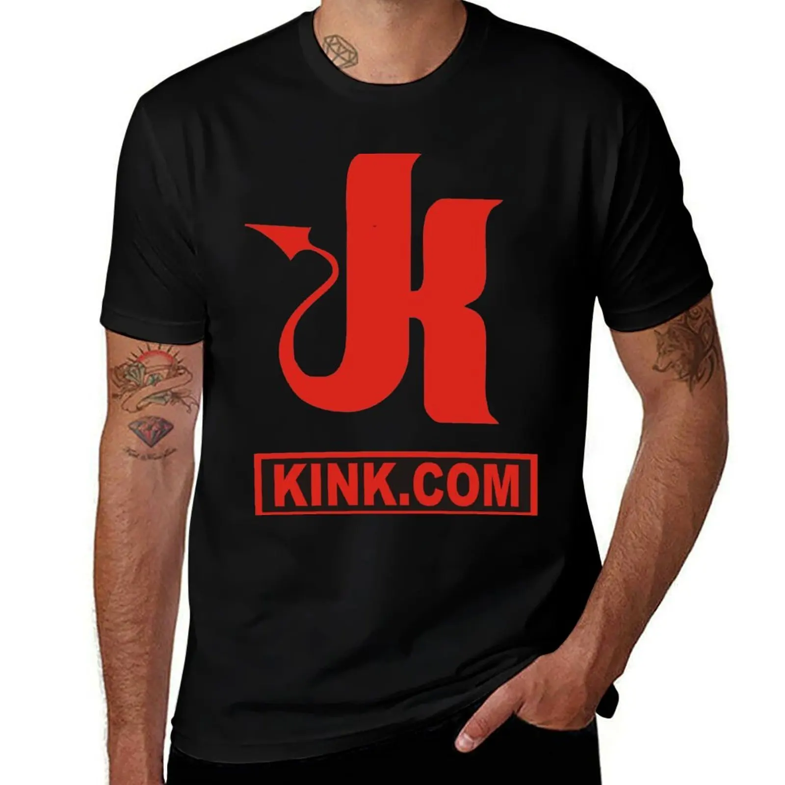 

Yes Sir KINK T-Shirt t shirts for man graphic tees cotton tshirt 100% T-Shirt