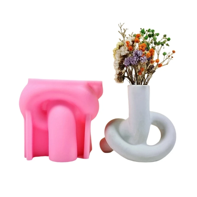 

Flexible Silicone Flower Vase Mold For Making Stylish Art Vase In Nordic Designs