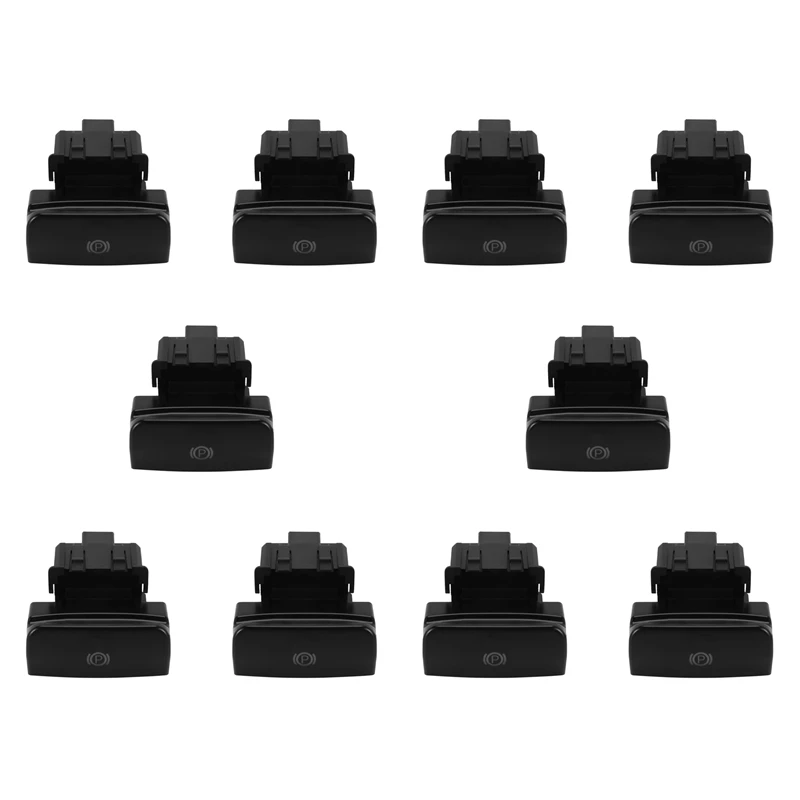 

10X For Peugeot Citroen C4 Picasso DS4 C4 Parking Brake Electronic Handbrake Hand Brake Switch 470702 Matte Black