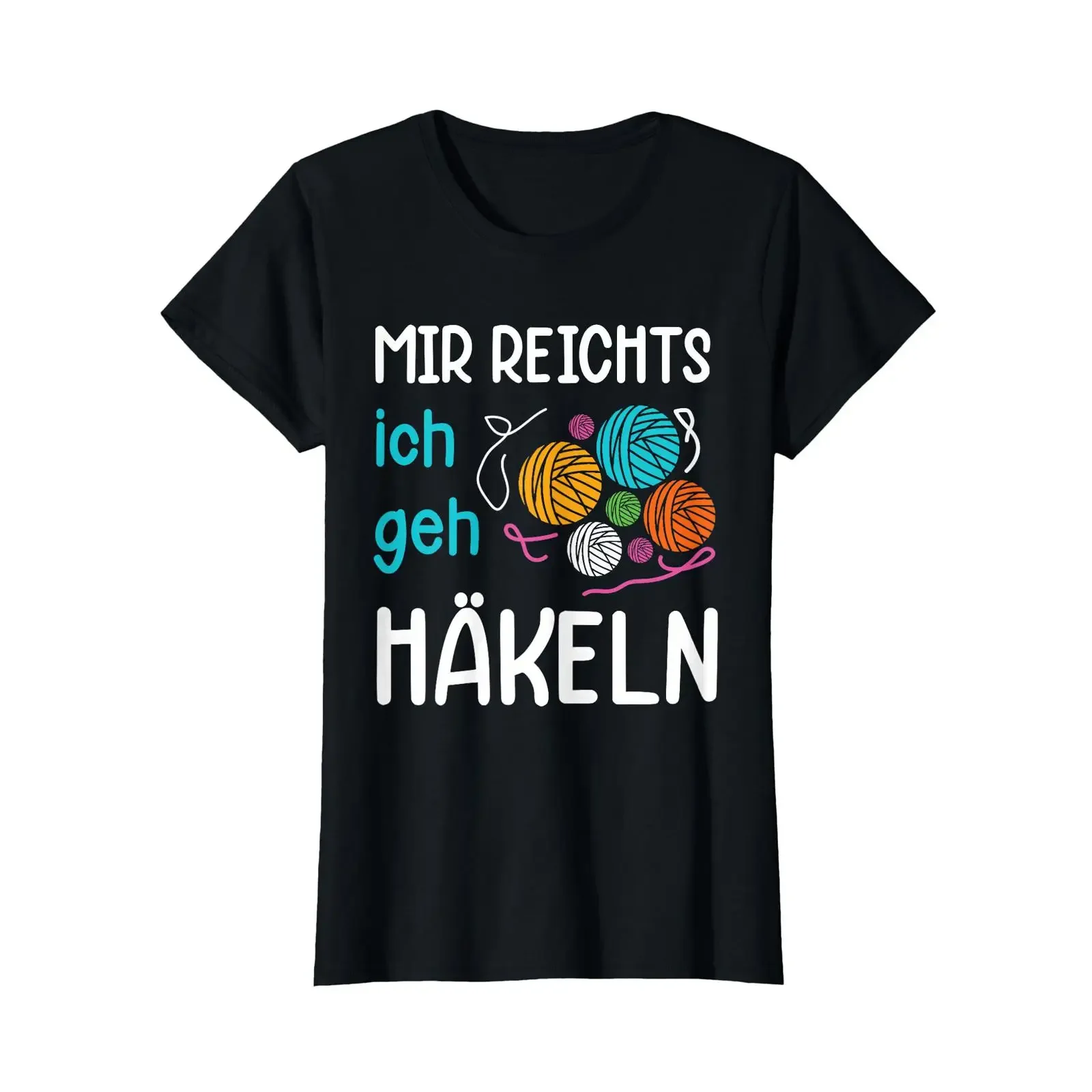 I've had enough I'm going to crochet T Shirt vintage Washed Top For Everyday Wear Breathable homme streetwear designer clothes