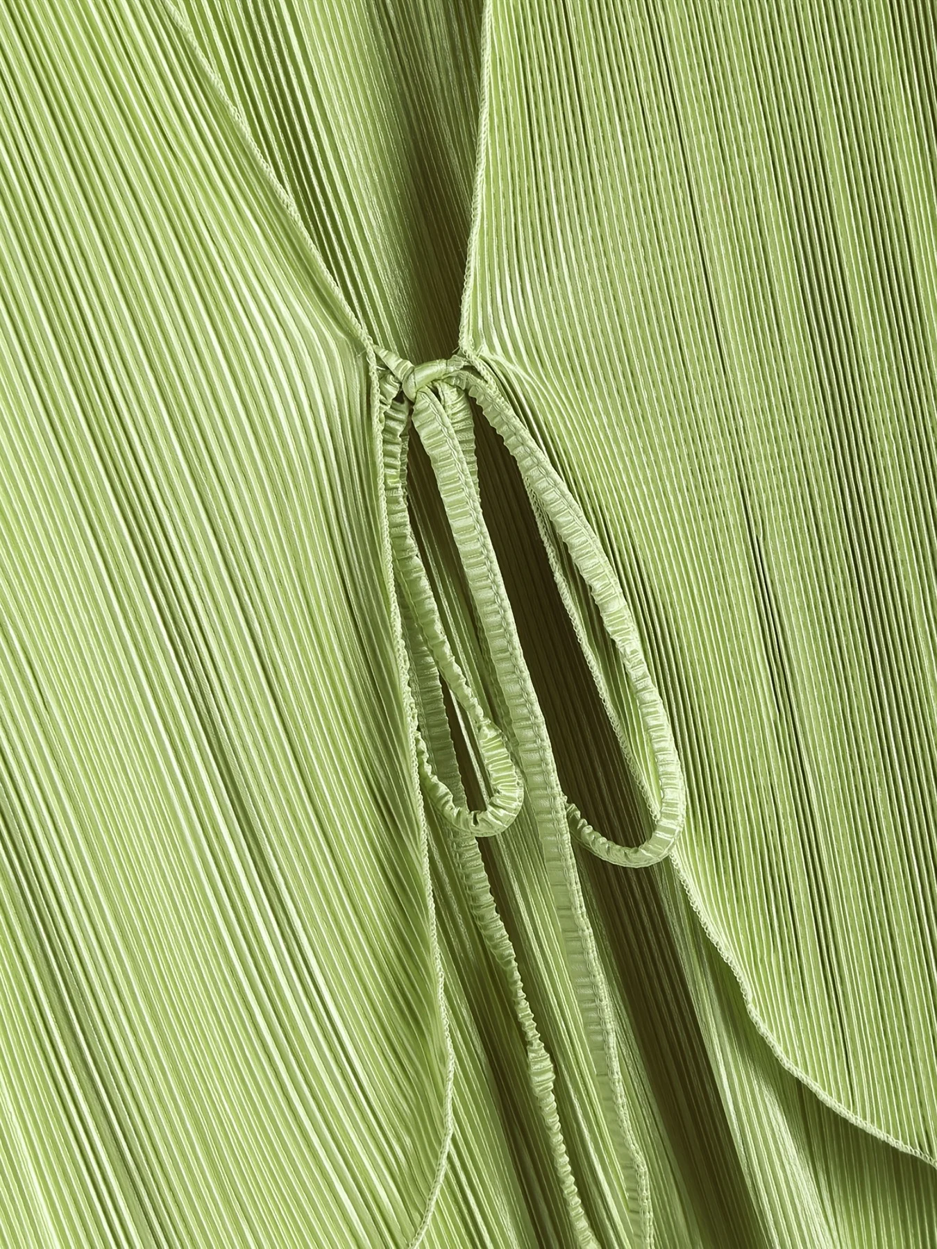 Cárdigan de punto plisado con cuello en V para mujer, versión coreana, estilo europeo y americano, otoño y primavera