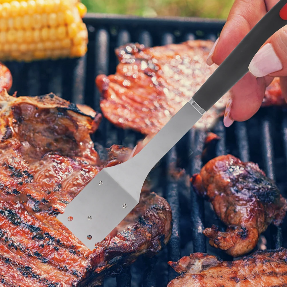 

2pcs BBQ Grill Cleaning Brush Camping Scraper Tool Portable Lightweight Outdoor Picnic Accessory Easy to Use Time Saving