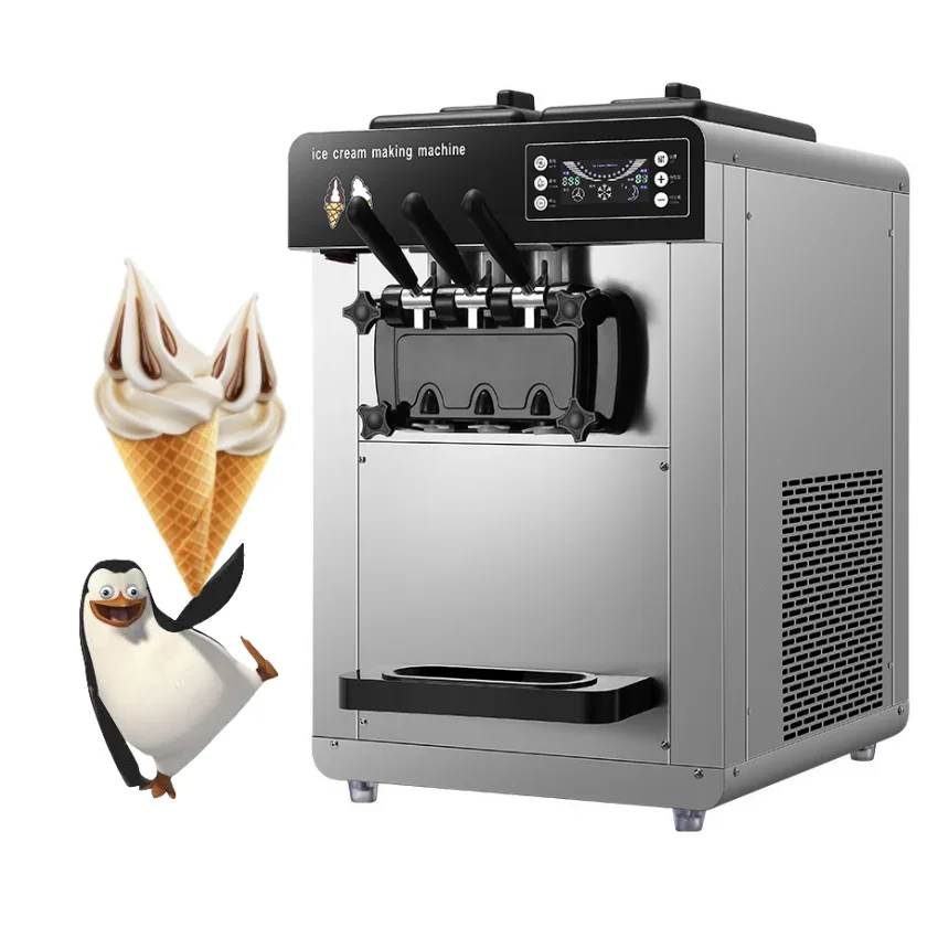 Manufacturer Prices Automated Commercial Cone Ice Cream Gelato Maker Machine Vending Filling Soft Ice Cream Machine