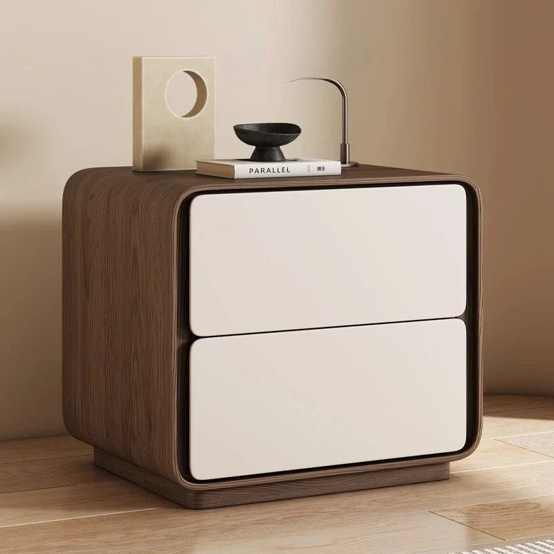 

Aesthetic luxury Nightstand Drawer Modern Vintage Simple Bedside Table nordic Trendy Mesa De Cabeceira Bedroom Furniture