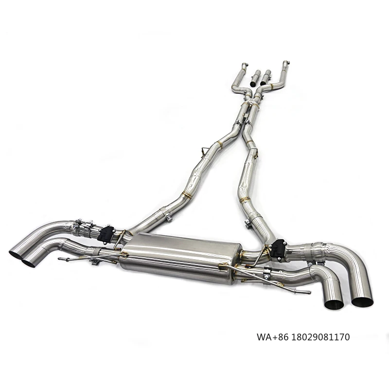 

Выхлопная система OEM Catback для X5 G05 X6 G06 M50i M60i LCI 4.4L 2019-2024 с клапанной системой Valvetronic, глушитель из нержавеющей стали