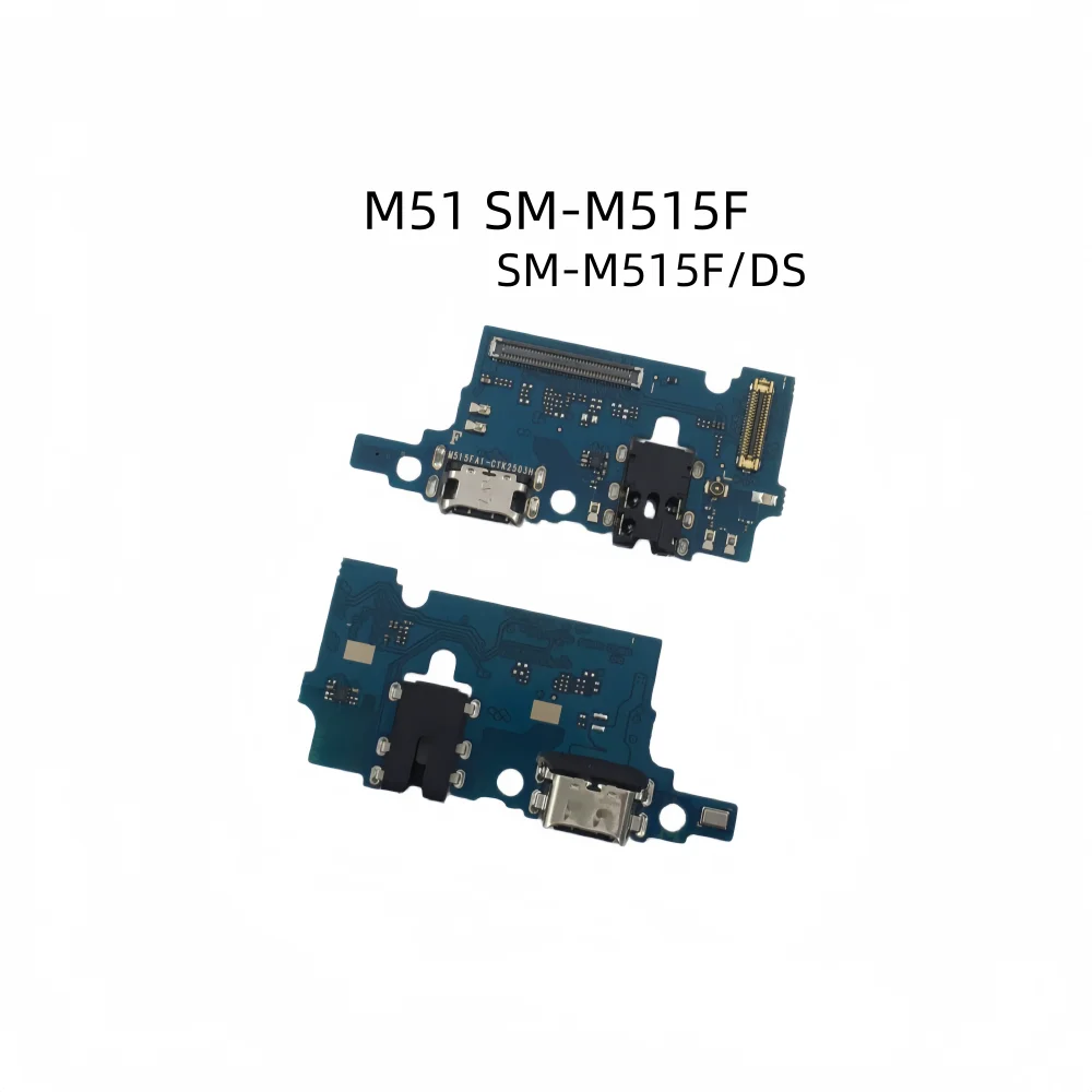 1pcs USB Charging Port Charger Base Connector For Samsung Galaxy M51 SM-M515F M52 5G SM-M526B SM-M526B/DS M62 SM-M625F