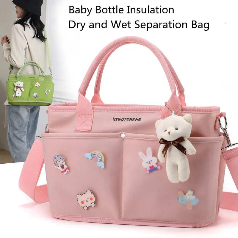 2024 New Diaper Bag Mummy Shoulder Bag Large Capacity Messenger Travel Bag Multifunctional Maternity Mother Baby Stroller Bags