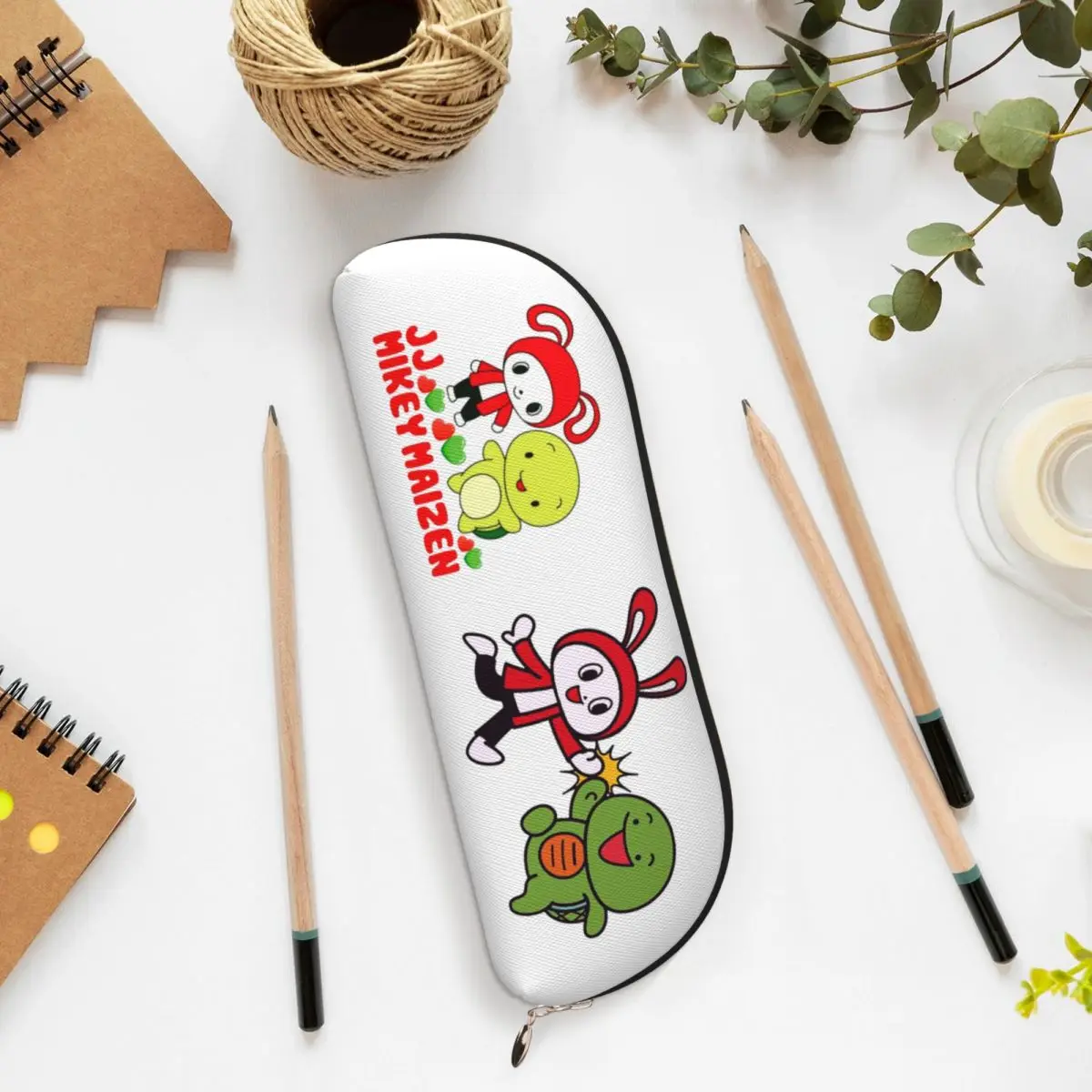 Jj ميكي مايزن مقلمة حامل قلم تخزين لوازم مكتبية سعة كبيرة صندوق القلم حقيبة أقلام رصاص لهدايا الطلاب