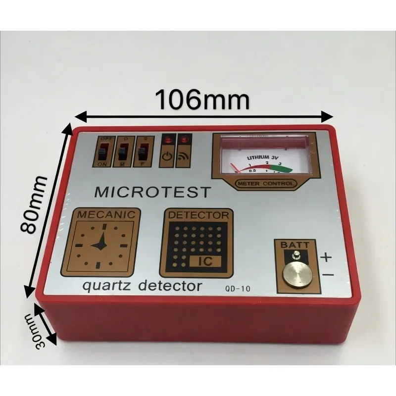 Watch repair tool, multi-function watch quartz movement pulse detector, electric meter, demagnetizer