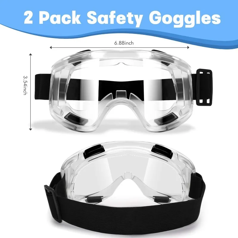 Safety Goggles Anti Splash Lab Goggles Dust Proof Work Lab Eyewear Protection Industrial Research Safety Glasses Onion Goggles