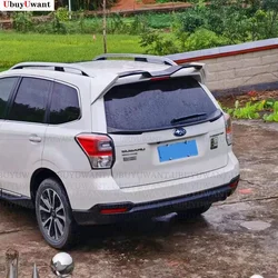 Car Rear Wing Spoiler For Subaru Forester Rear Middle Spoiler Carbon Fiber Car Rear Spoiler Wing Lip 2013 2014 2015 2016 2017