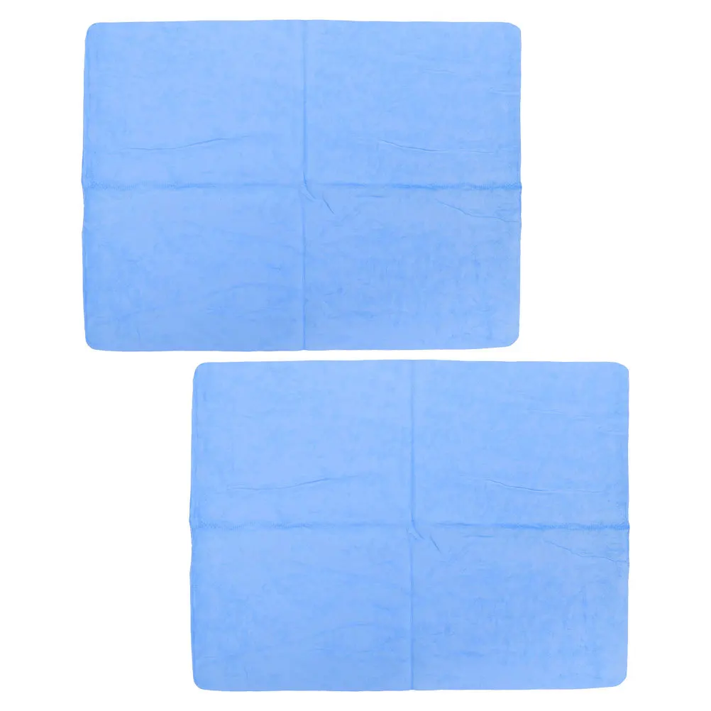

2Pcs Car Drying Towels Synthetic Chamois Thickened Super Absorbent Cloth for Detailing Auto Window Cleaning Large Car Wash
