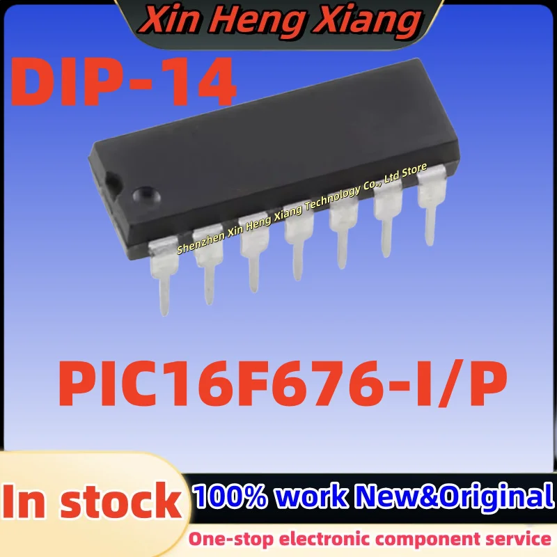 (5-100pcs)PIC16F676 PIC16F676-I/P DIP-14