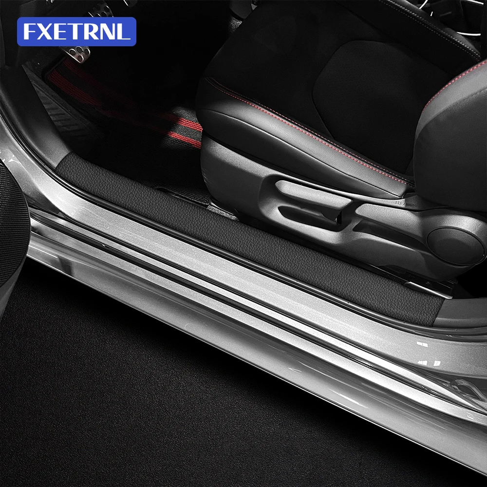 For Toyota GR Yaris 2020-2026 Threshold Door Sticker Side Step Guards Anti Scratch Tape Protector Sill Plate Decal Car Accessory