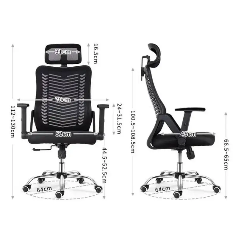 거실 의자 사무실 현대식 리클라이너 회전형 편안한 컴퓨터 사무실 의자 게이밍 조절 가능한 사무용 가구 의자 LLOC