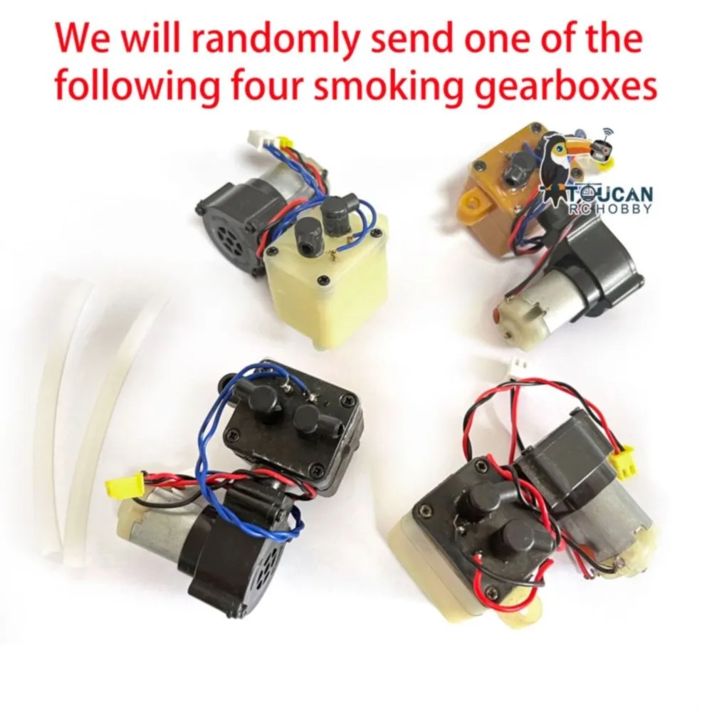 1/16 Henglong Schaal RC Gepantserde Tank Plastic Rook Versnellingsbak Onderdeel 6.0 Upgrade Afstandsbediening Model voor DIY