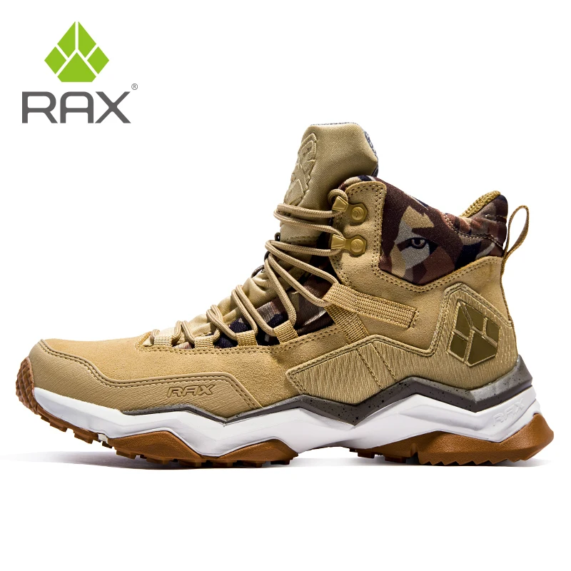 RAX2025 Autumn/Winter Waterproof, Warm, Non-Slip Hiking and Mountaineering Shoes for Camping