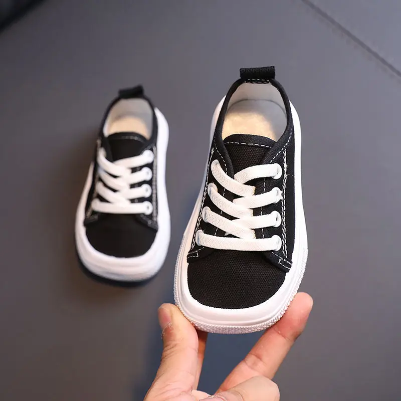 

Spring New Baby Boys Girls Sport Shoes Simple Kid Shoe Versatile Daily Wear Canvas Sneakers Non-slip Children Tenis Kid Shoe