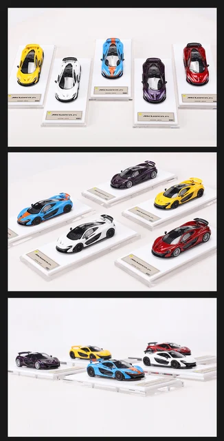 レジンカーモデルdmh 1:64 p1,黄色,紫,青,白,白,限定版,399