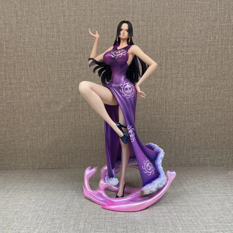 25cm One Piece Anime Figure C2 Uta Kimono Empress Boa Hancock High Quality Model Statue Boutique Decorative Collection Toy Gift