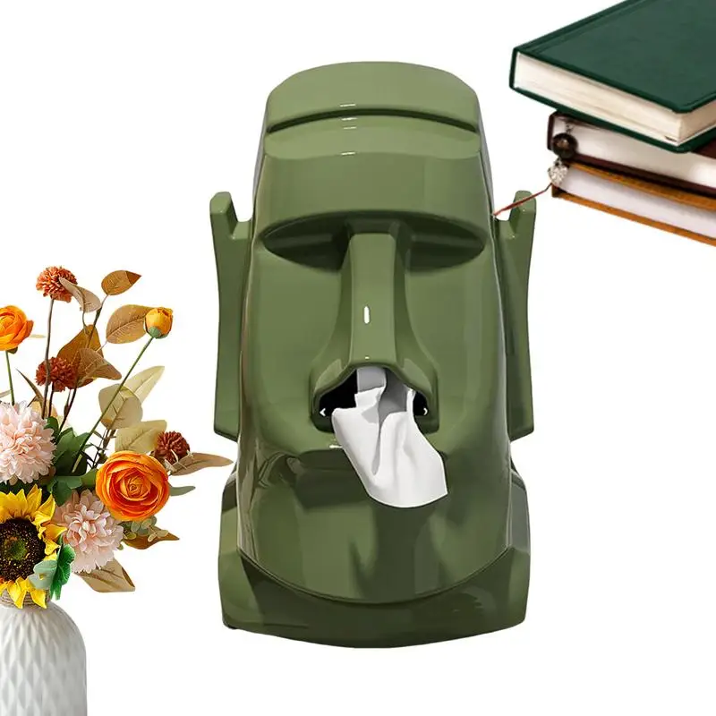 

Tissue Holders Decorative Statue Tissue Box Holder Decorative Cute Aesthetic Dispenser Modern Organizer For Home Farmhouse