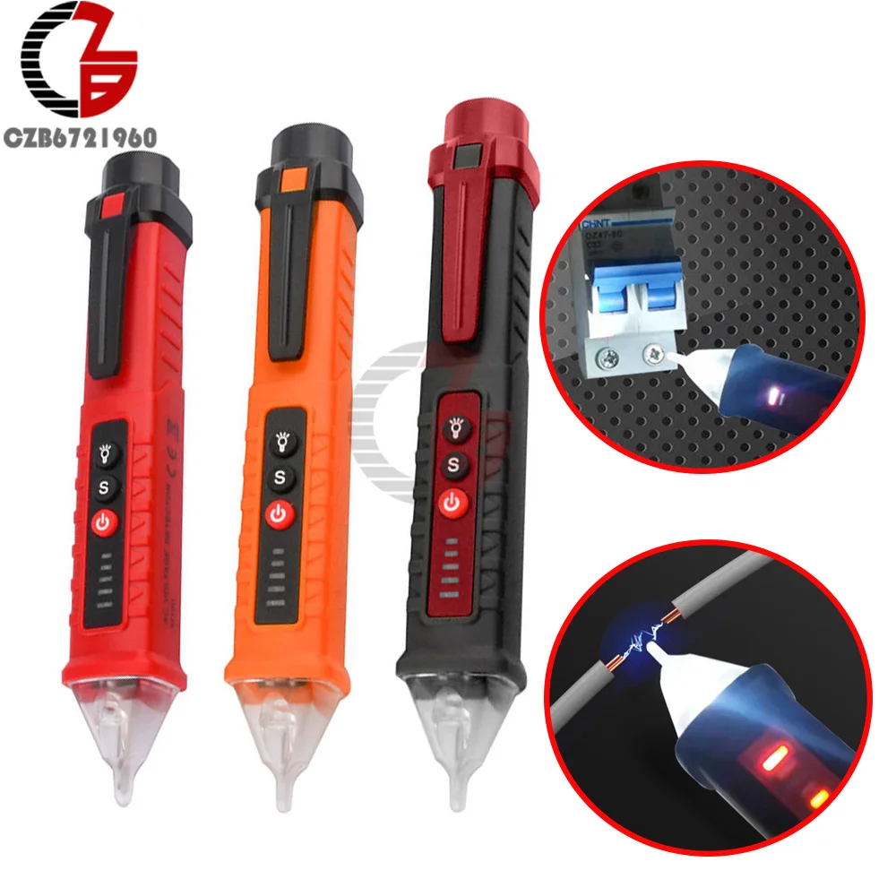 AC Voltage Detector Smart Non-Contact Voltage Tester Pen Meter 12-1000V Current Electric Sensor Test Pencil Voltage Indicator