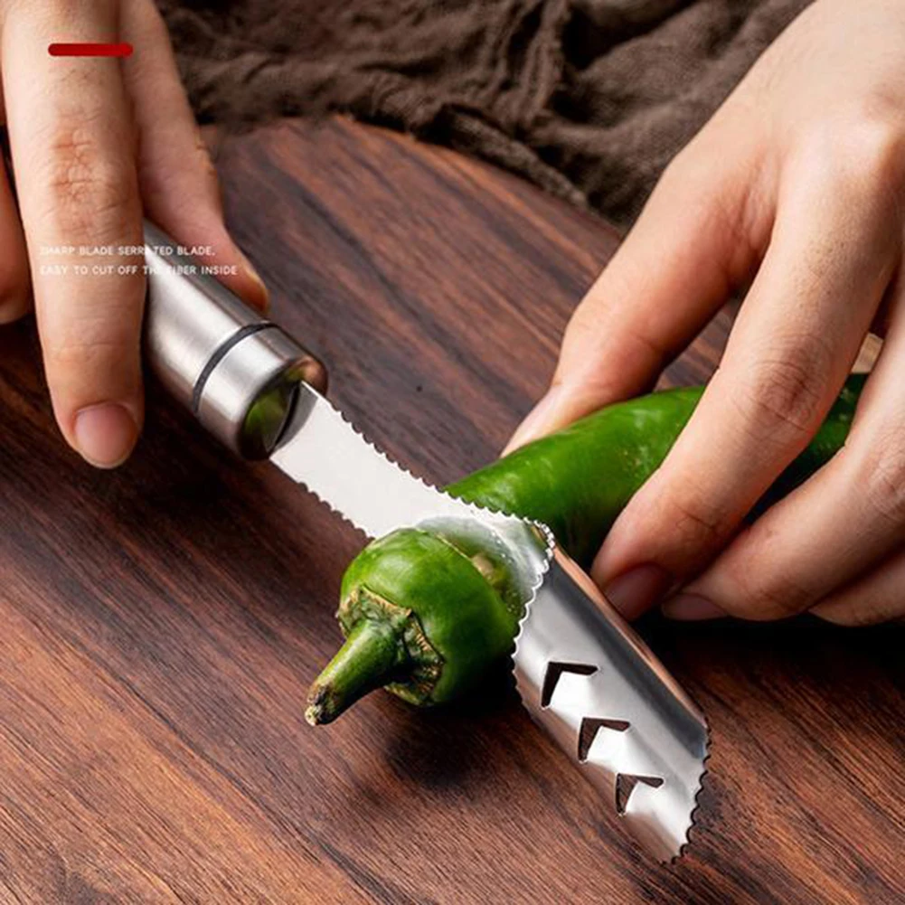 Portable Chili Pepper Core Rem - Kitchen Gadgets Green review and price
