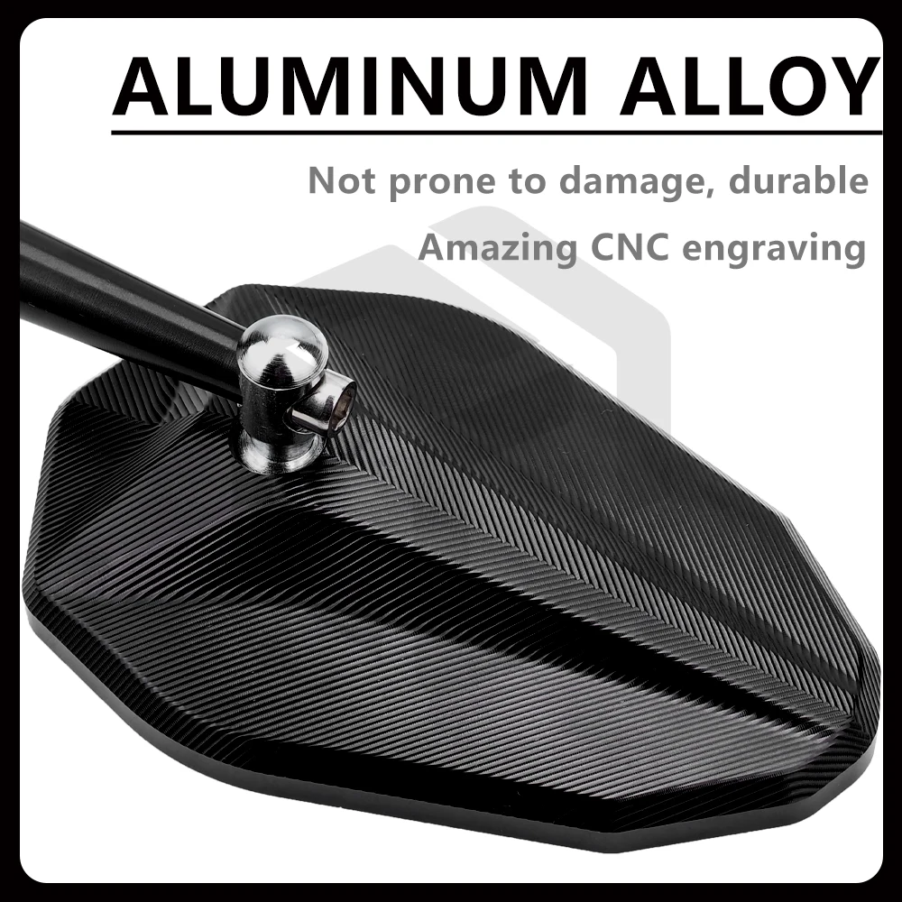 Engraving Rearview Mirror Aluminum Alloy for KAWASAKI ZH2 Z1000 Z900 Z650 Z400 Z900rs Z650rs Anti-glare Motorcycle Accessories