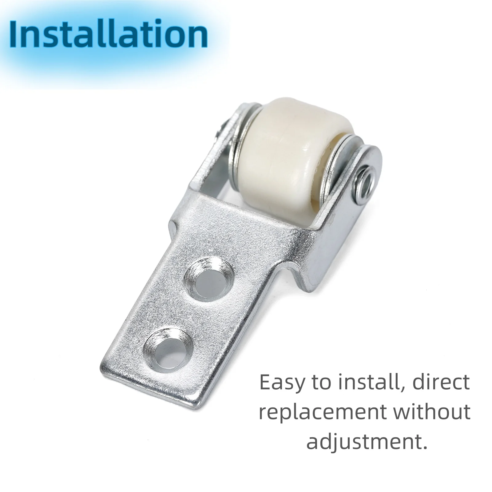 Ruimou 12 قطعة الأبيض 15 مللي متر قطر النايلون المسار الأسطوانة دليل عجلات ل انزلاق بار الأبواب مرآة خزانة الأبواب أدراج الأبواب الزجاجية