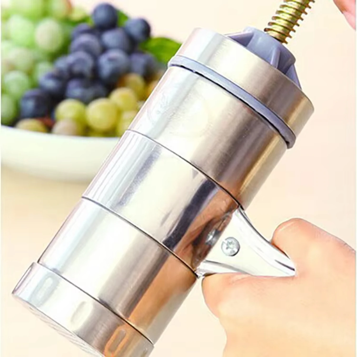 Household Manual Noodle Maker Stainless Steel Fresh Pasta Machine Small Noodle Press Pasta Roller Machine Kitchen Tools