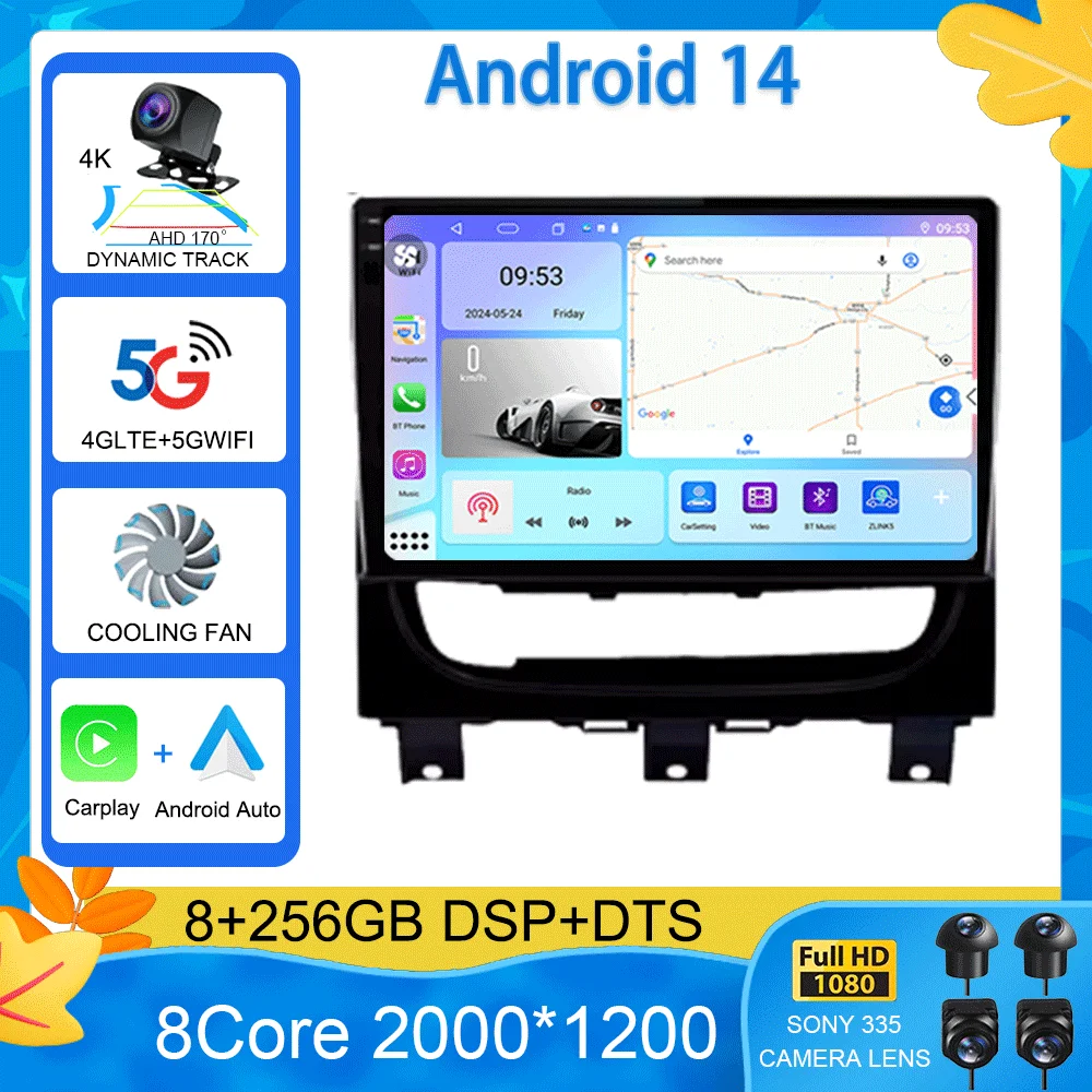 Fiat Strada cdea 2012 2013 2014 2015 2016 Android auto Carplay Android 14 For Car Radio Multimedia Video Player Navigation GPS