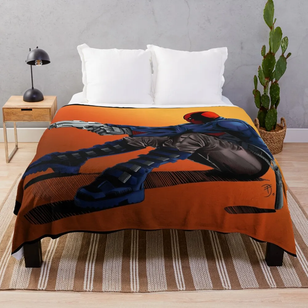 

red hood Throw Blanket manga valentine gift ideas