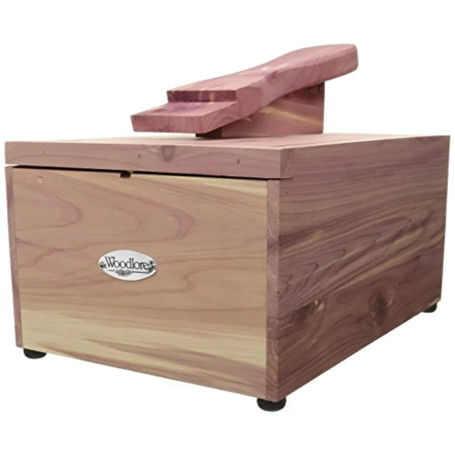 Professional-Style Cedar Shoe Valet