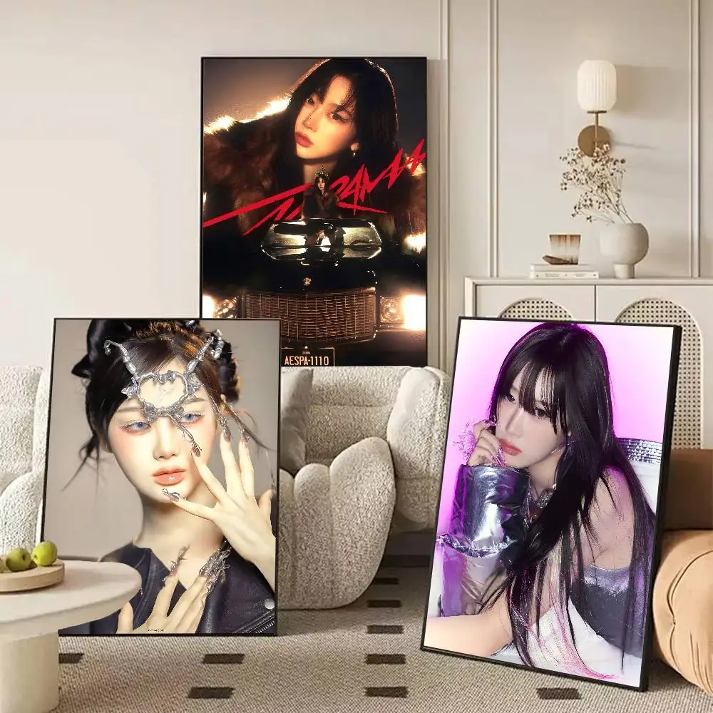 Giselle Kim Aeri Uchinaga Aeri kpop Poster Art With Prints Home bedroom living room decoration gift