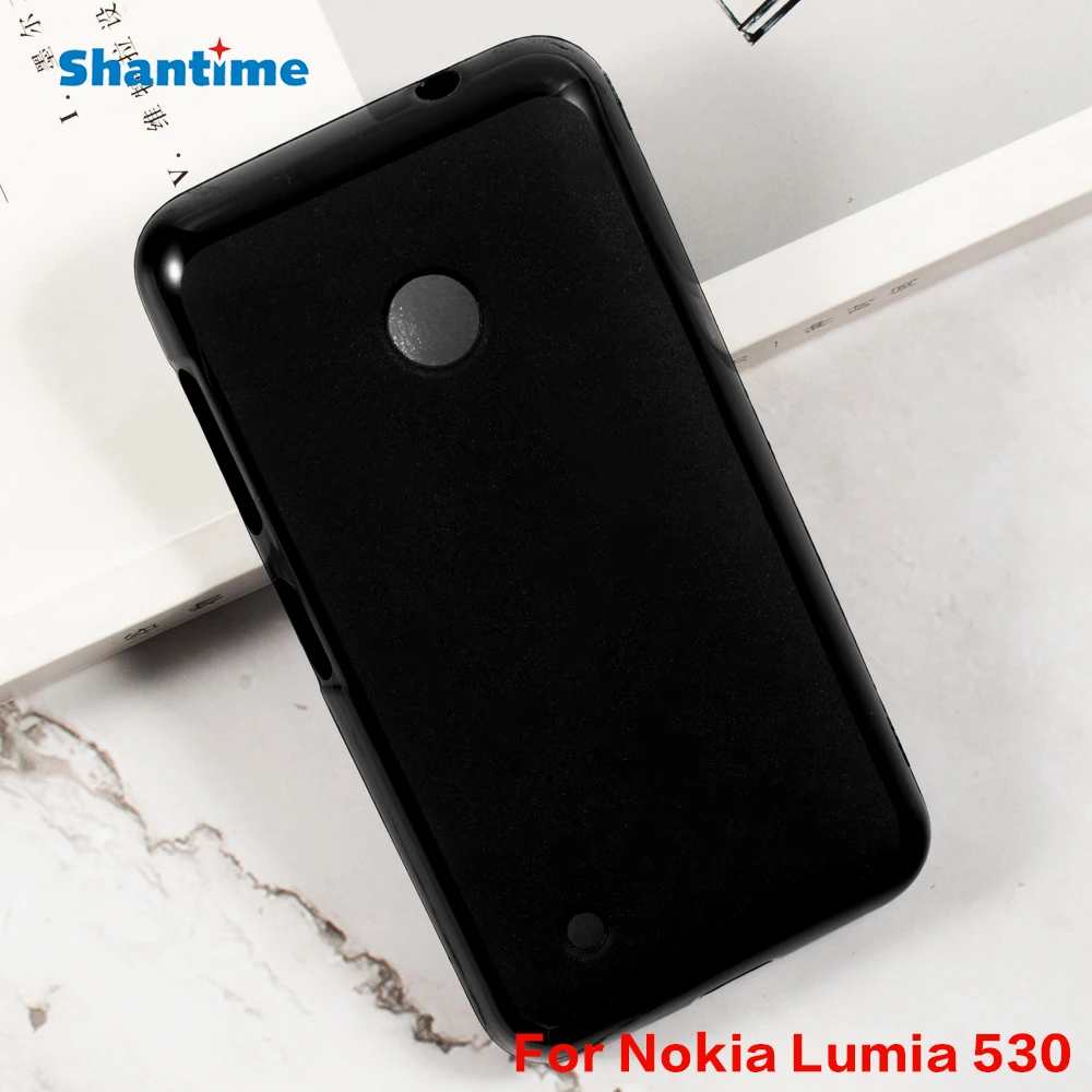 For Nokia Lumia 530 Gel Pudding Silicone Phone Protective Back Shell For Nokia Lumia 530 Soft TPU Case