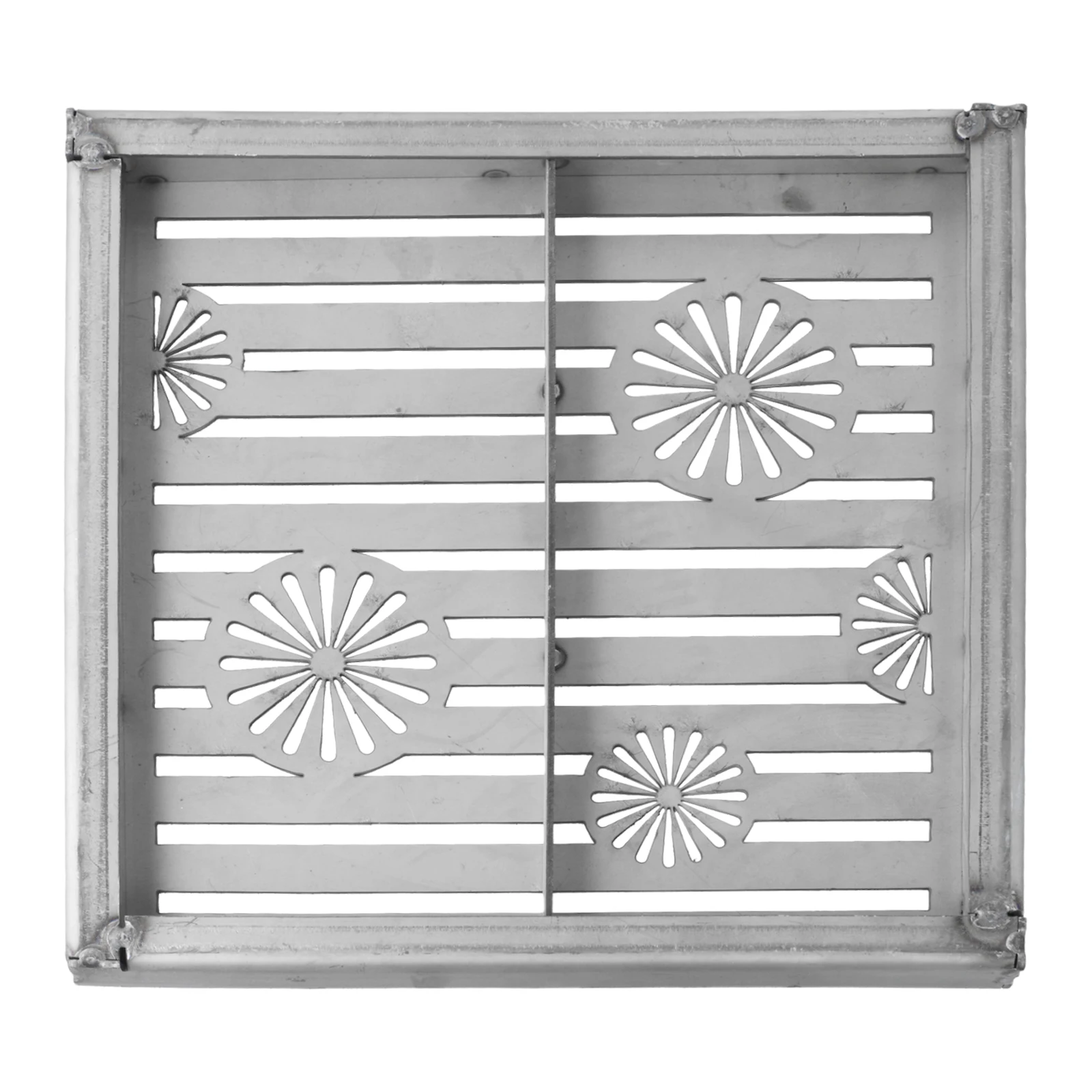 

Floor Drain Outdoor Drainage Cover Multiple Application Uses Aesthetic Brushed Finish Elegant Decorative Touch