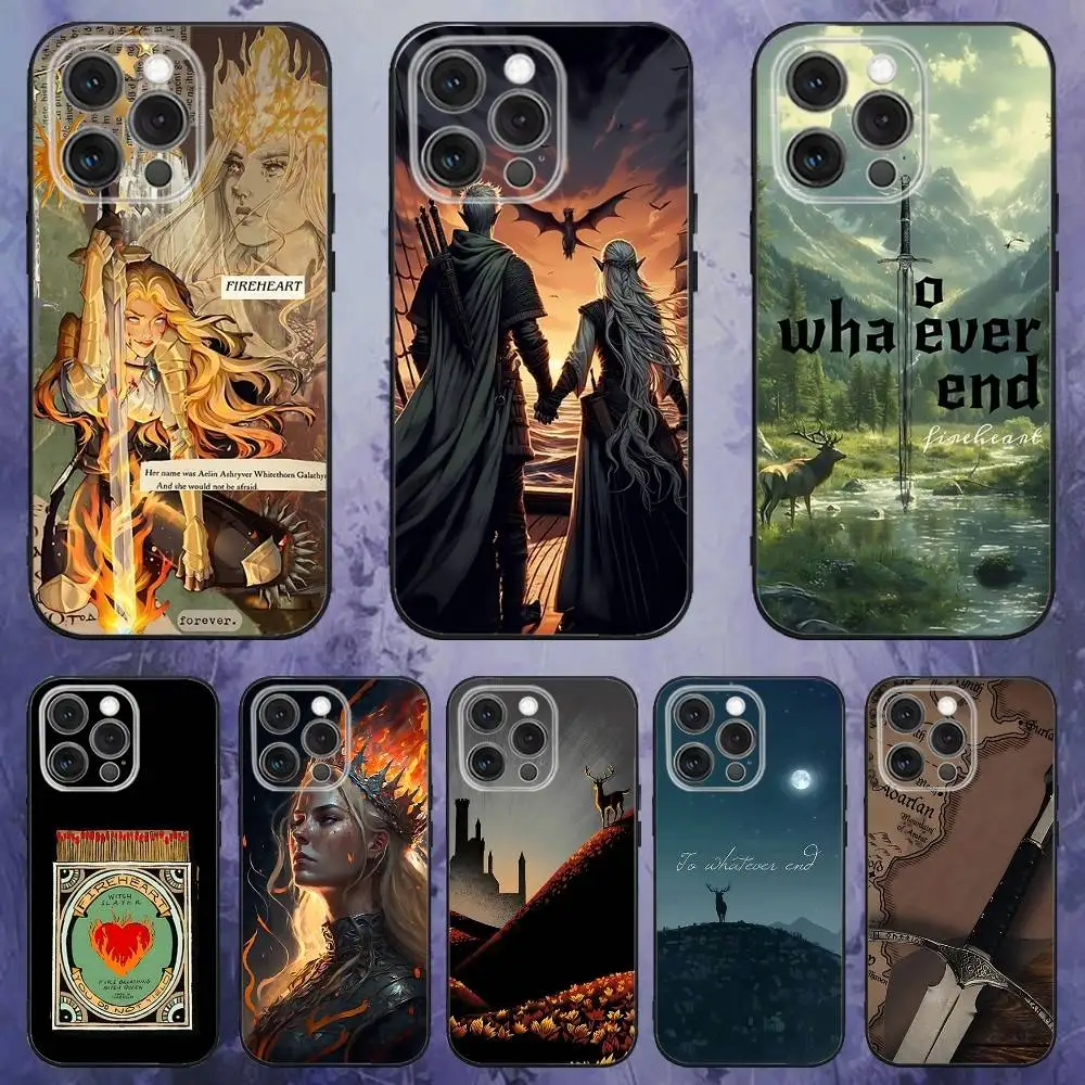 

T-Throne Of Glass Phone Case For iPhone 17,16,15,14,13,12,Pro,Max,Plus,E,SE4,Air,Mini Black Soft Box