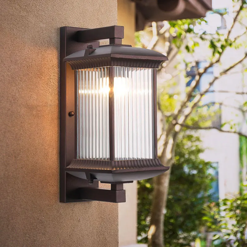 Aisle Wall Light Outdoor Garden Courtyard Exterior Wall Corridor Balcony Light Modern New Chinese Villa Door Light Wall Light