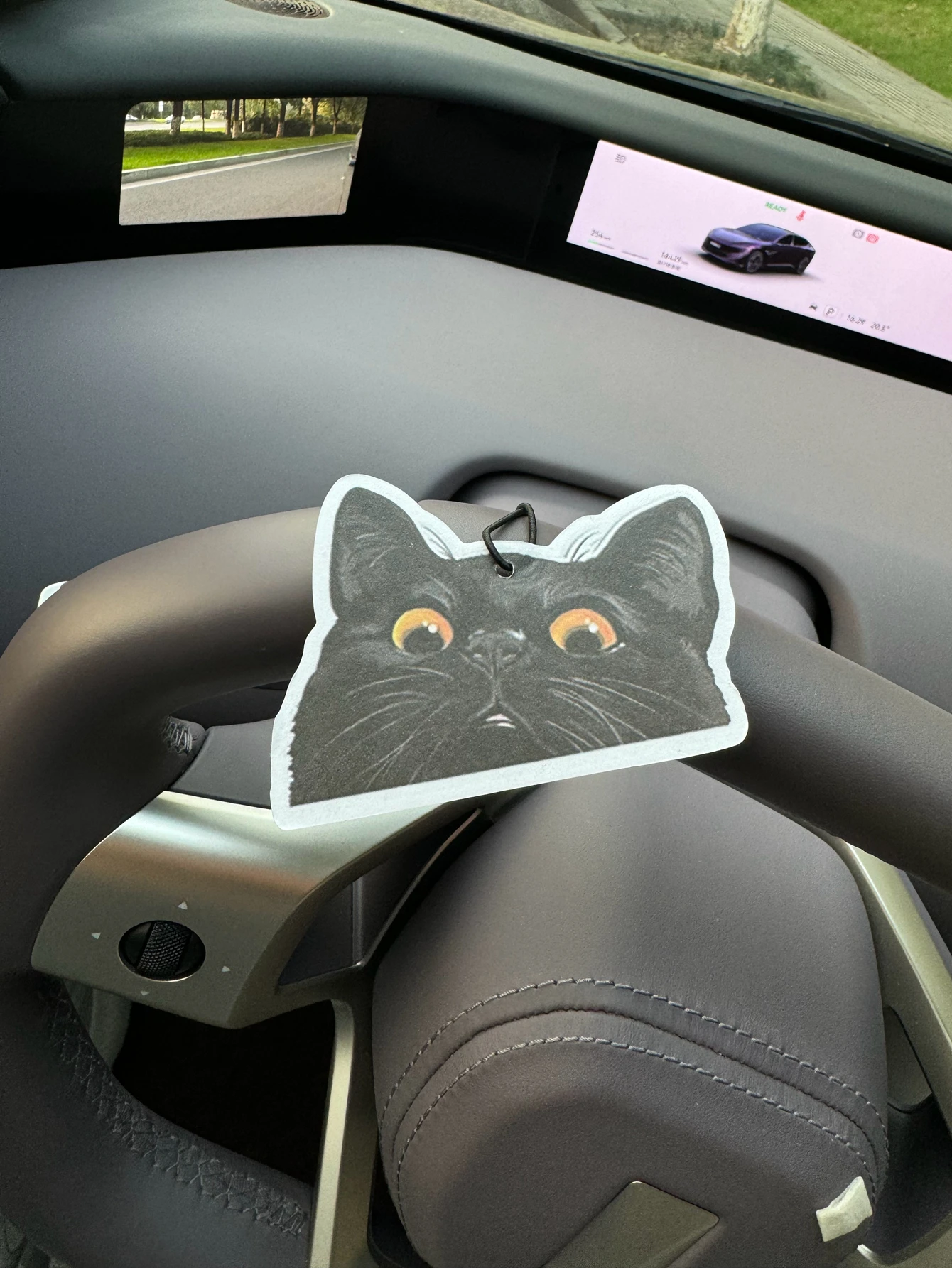 Black Cat Hilton (Hotel Scent) Car Air Freshener |   Rearview Mirror Hanger & Dual-Purpose Air Vent Clip |   Natural Material Aromatherapy Tablets |   Long-Lasting Fragrance for 90 Days |   Alcohol-Free |   Not Afraid of Direct Exposure to the Sun |   Designed Specifically for Odor Removal in Cars, Closets, and Bathrooms. |   Cartoon Animation Graphics |   Unisex |   Luxury-Grade Fragrance |   The Same Marine Fragrance Used in Five-Star Hotels |