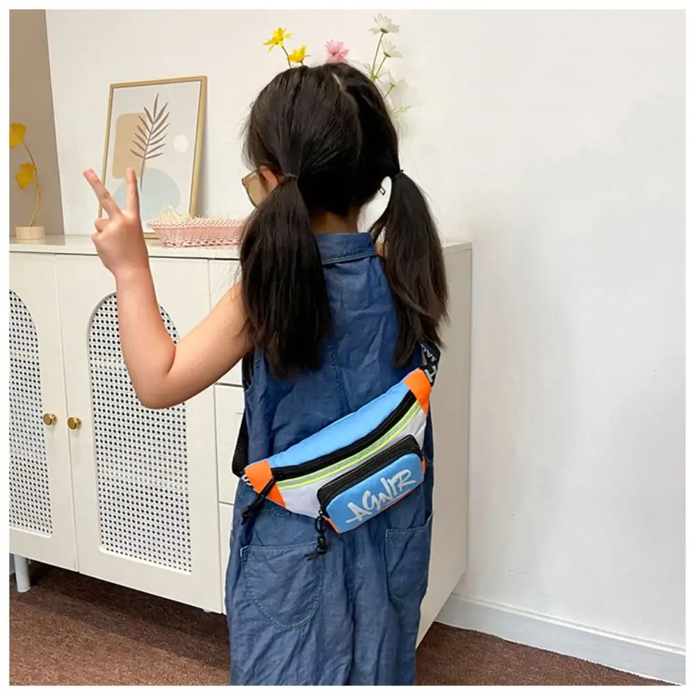 New Oxford Mini Waist Bag Cute Letter Fanny Pack Banana Bag Kids