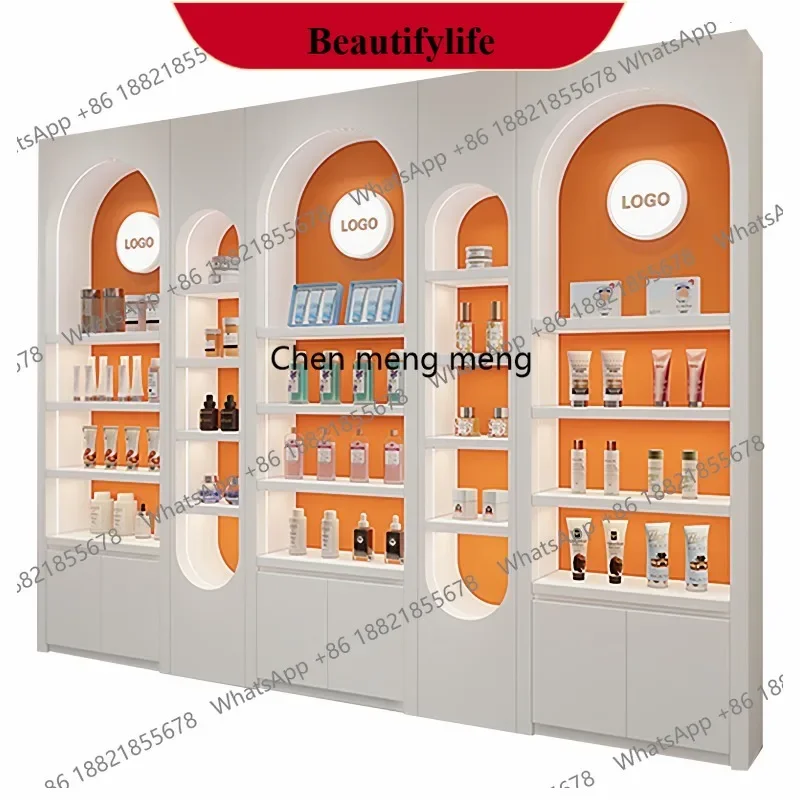 YL17  Nordic Creative Beauty Salon Display Cabinet Modern Nail Salon Designer High-end Display Rack Creative Office Furniture