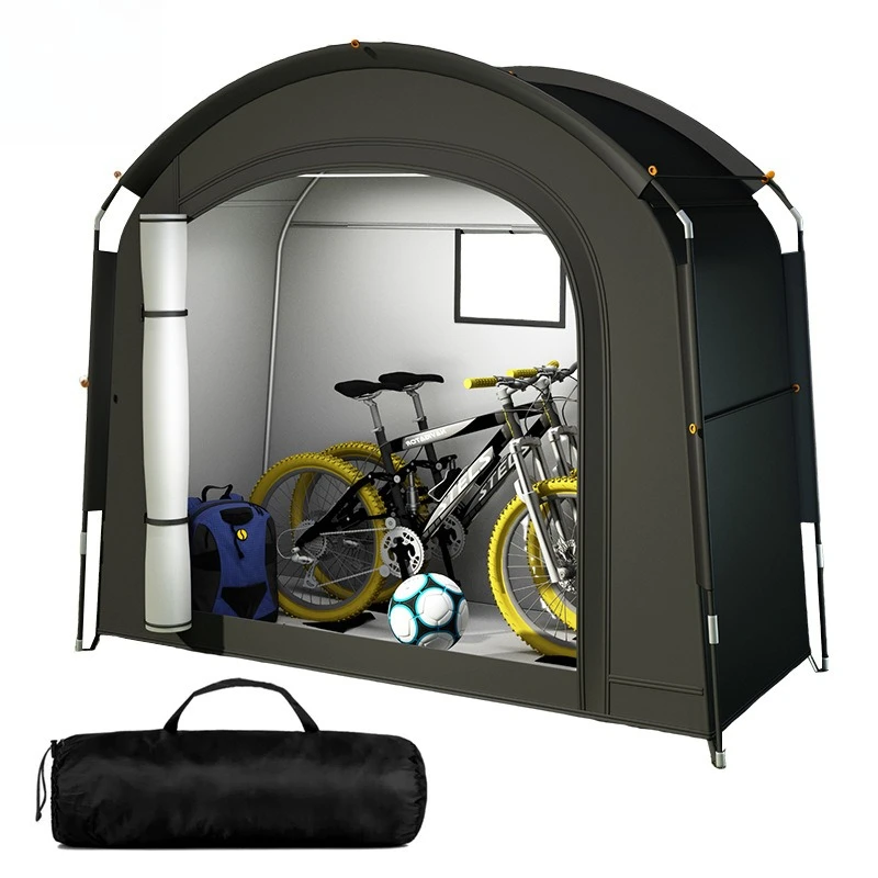 Outdoor large space storage tent weatherproof insect-proof portable outdoor storage bicycle tent