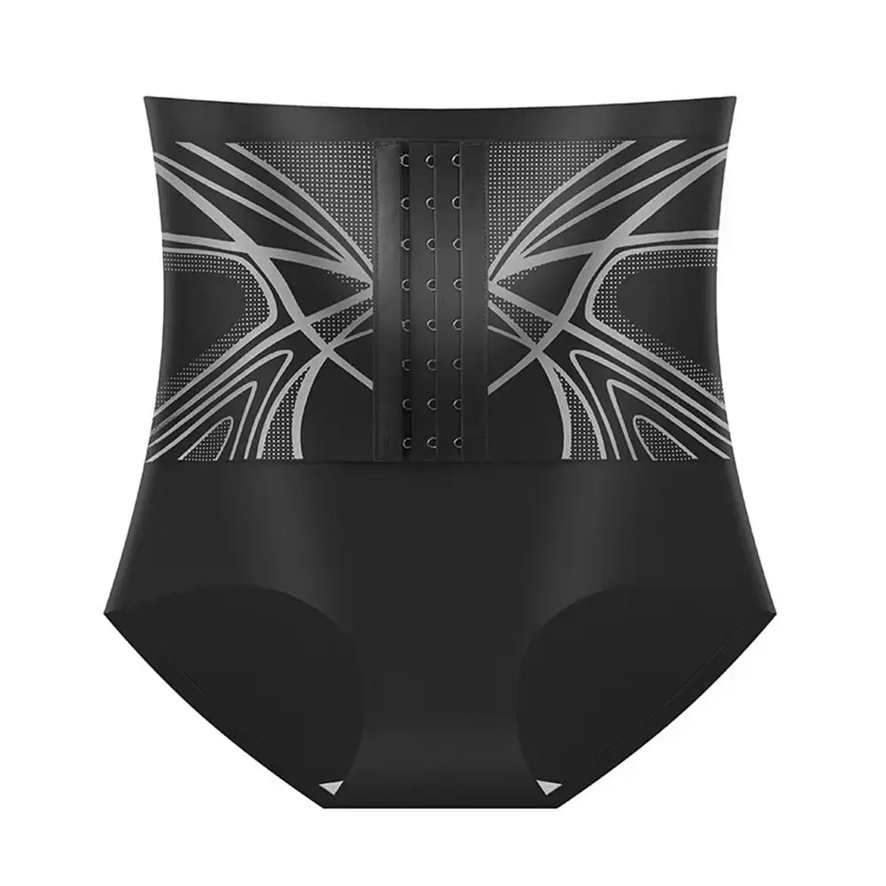 1 Pezzo Pantaloncini Modellanti Contenitivi Senza Cuciture a Doppio Strato con Compressione, Effetto Triangolare Snellente e Sollevamento Glutei, Slip Modellanti per Addome con Fibbia